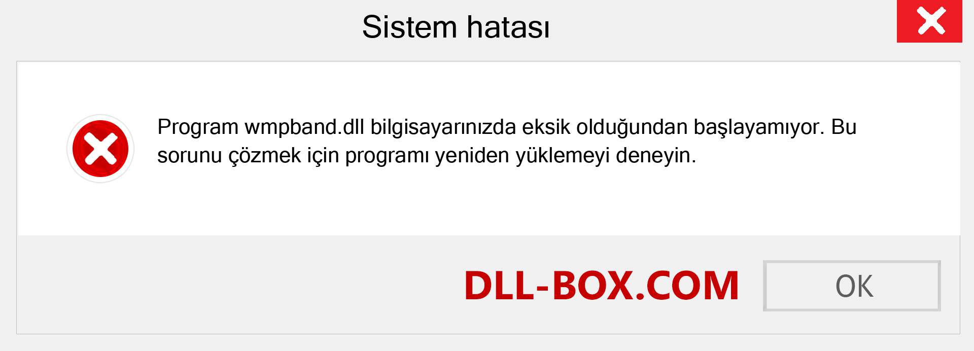 wmpband.dll dosyası eksik mi? Windows 7, 8, 10 için İndirin - Windows'ta wmpband dll Eksik Hatasını Düzeltin, fotoğraflar, resimler